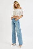 Full Size Low Rise Ankle Boyfriend Distressed Jeans Plus Size DJPT