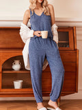 Knit V-Neck Tank and Pants Lounge Set DJPT
