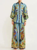 Button Up Shirt and Pants Set DJPT