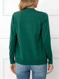 Down Round Neck Cardigan DJPT
