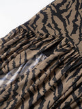 Print Maxi Dress with Side Slit DJPT