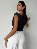 Ruched Short Sleeve Top DJPT