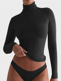 Turtleneck Long Sleeve T-Shirt DJPT