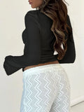 Long Sleeve Ruched Top DJPT