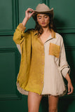 Washed Raw Hem Shirt DJPT