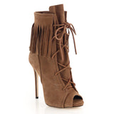 Mouth Cool Boots Fine High With Tuk-So Boots Anti-Velvet Leather Straps Short Boots Pure Hand Direct Selling Original Order High Quality Shoes