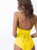Tie Waist One-Piece Swimsuit DJPT