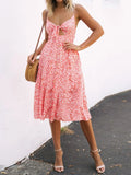 Smocked Sweetheart Neck Cami Dress DJPT