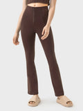 Zipper Detail High Waist Active Pants DJPT