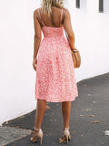 Smocked Sweetheart Neck Cami Dress DJPT