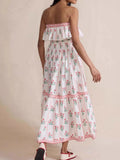 Strapless Ruffle Dress DJPT