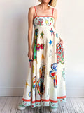 Square Neck Cami Maxi Dress DJPT