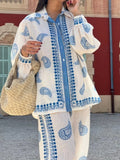 Up Printed Shirt and Pants Set DJPT