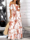 Off Shoulder Maxi Dress DJPT