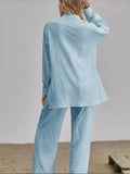Up Long Sleeve Shirt and Pants Set DJPT