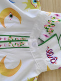 Size Printed Short Sleeve Top and Shorts Set Plus Size DJPT