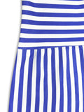 Striped Tiered Ruffle Tank Dress DJPT