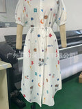 Button Up Midi Shirt Dress DJPT