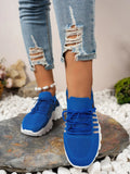 Leopard Lace Up Mesh Athletic DJPT