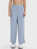 Slit Wide Leg Active Pants DJPT