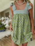 Tie Shoulder Mini Cami Dress DJPT