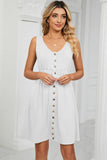 Wide Strap Mini Dress DJPT