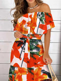 Off Shoulder Maxi Dress DJPT