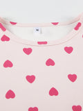 Print Top and Shorts Loungewear Set DJPT