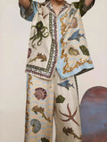 Short Sleeve Top and Pants Set DJPT