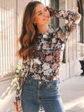 Mock Neck Long Sleeve T-Shirt DJPT