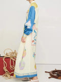 Button Up Maxi Shirt Dress DJPT