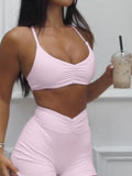 Sports Bra and High-Waisted Shorts Active Set DJPT