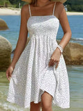 Size Smocked Square Neck Cami Dress Plus Size DJPT