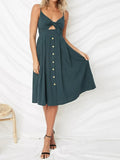 Smocked Sweetheart Neck Cami Dress DJPT