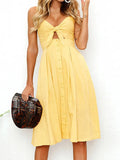 Smocked Sweetheart Neck Cami Dress DJPT