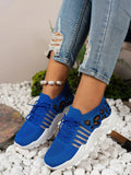 Leopard Lace Up Mesh Athletic DJPT