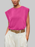 Round Neck Cap Sleeve T-Shirt DJPT