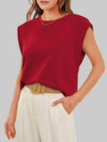 Round Neck Cap Sleeve T-Shirt DJPT