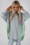 Texture Round Neck Long Sleeve Blouse DJPT
