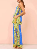 Side Tied Cami and Pants Set DJPT
