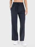 Drawstring Pocketed Active Pants DJPT