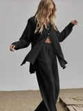 Up Long Sleeve Shirt and Pants Set DJPT