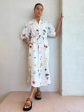 Button Up Midi Shirt Dress DJPT