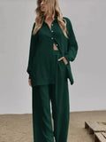Up Long Sleeve Shirt and Pants Set DJPT