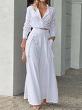 Size Long Sleeve Top and Pants Set Plus Size DJPT