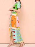 Tie Waist Maxi Shirt Dress DJPT