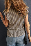Striped Round Neck Blouse DJPT