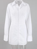Shirt Dress with Collar Detail DJPT
