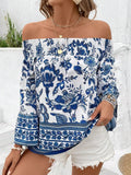 Floral Print Blouse DJPT