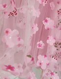 A Line Straps Pink Floral Tulle Lace Prom Dresses Birthday Outfits SD377